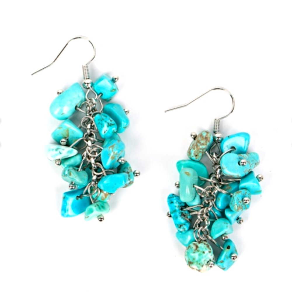 Turquoise Artisan Earrings